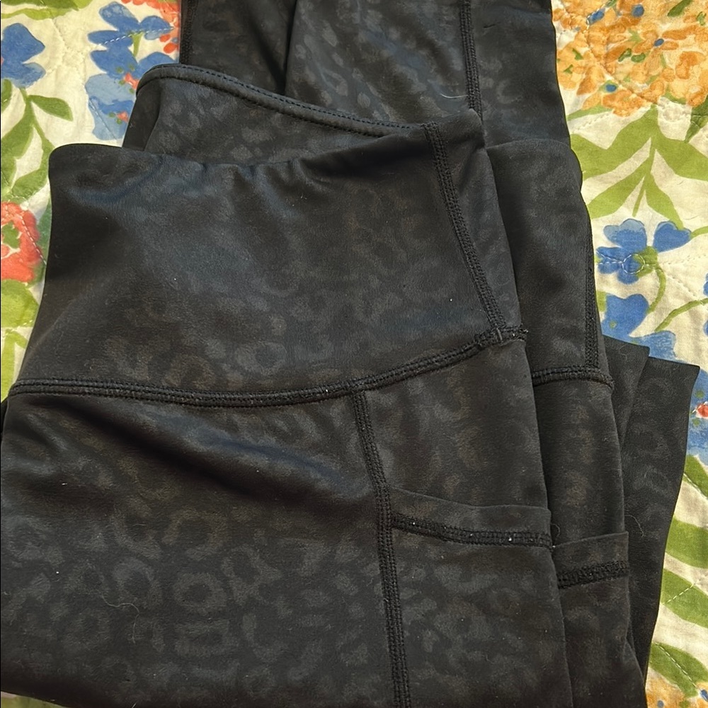 Constantly Varied Gear Black Leopard Leggings